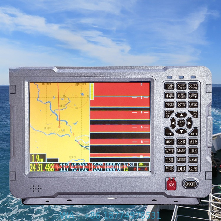 Fishing Depth Finder - Kombiner Nawigacyjny Ryboprzynętny Głębokościomierz Ryboprzynętny GPS