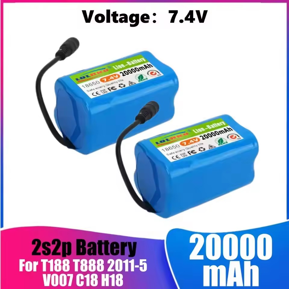 Fish Finder Charger - Akumulator 7.4V 20000mAh z ładowarką USB