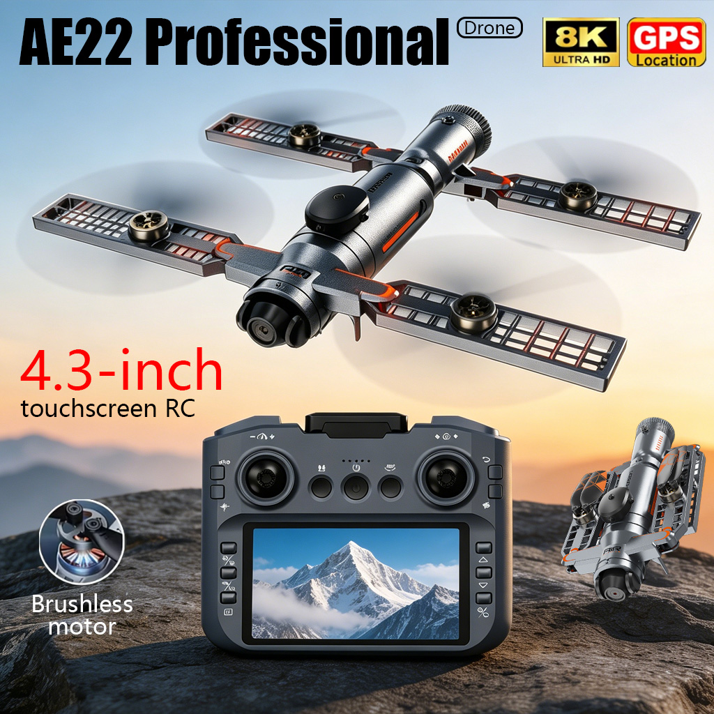 Underwater Camera - Ulepszony składany dron AE22 PRO MAX