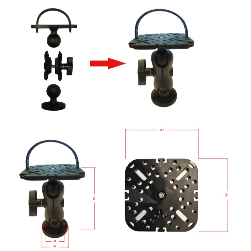 Uniwersalna platforma montażow – Fish Finder Mount recenzja i cena