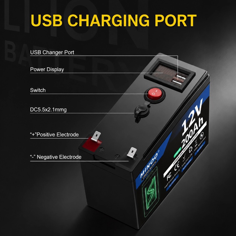 Akumulator LiFePO4 12V 200Ah,  – Fish Finder Charger recenzja i cena