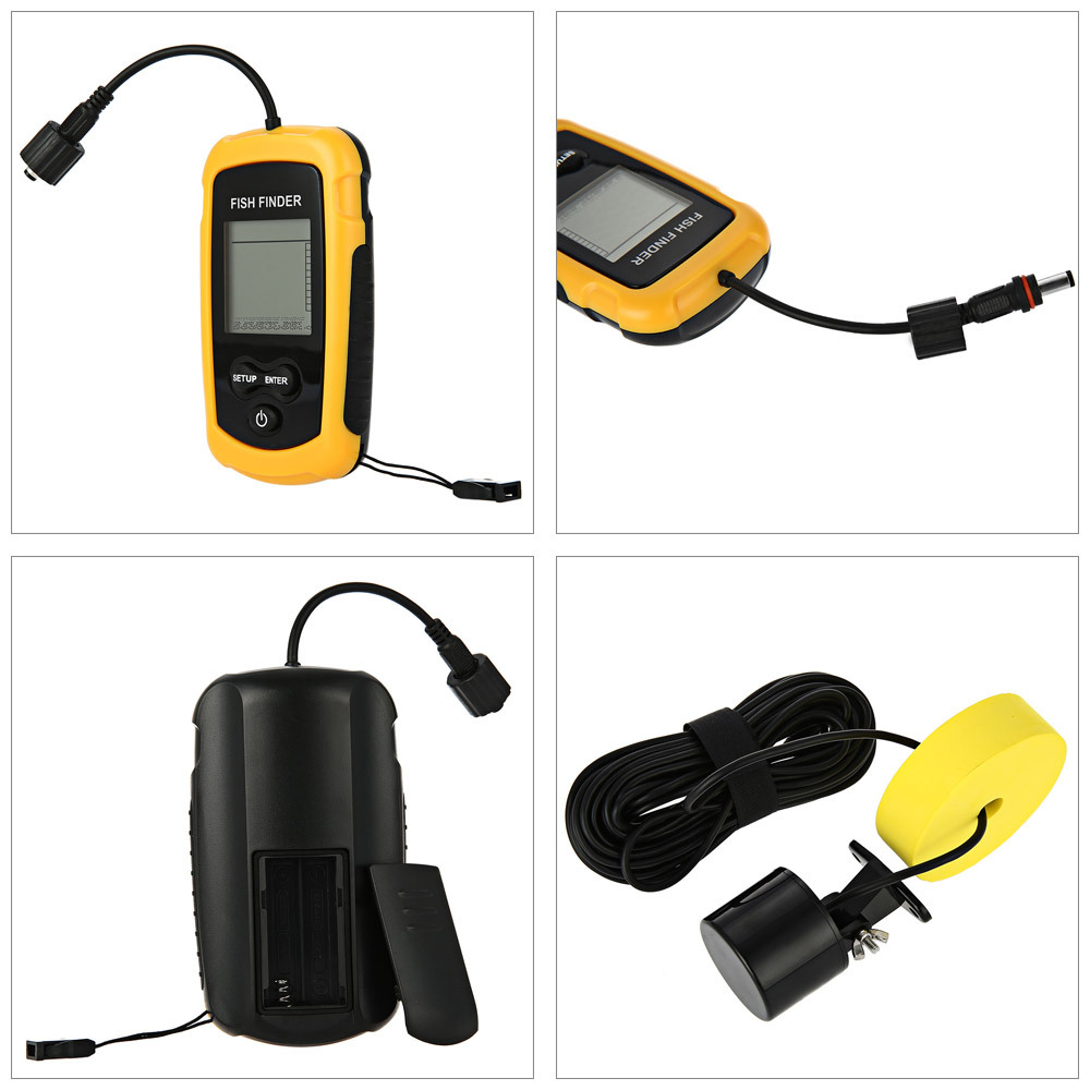 Alarm 100M Przenośny Sonar do  – Fishing Depth Finder recenzja i cena