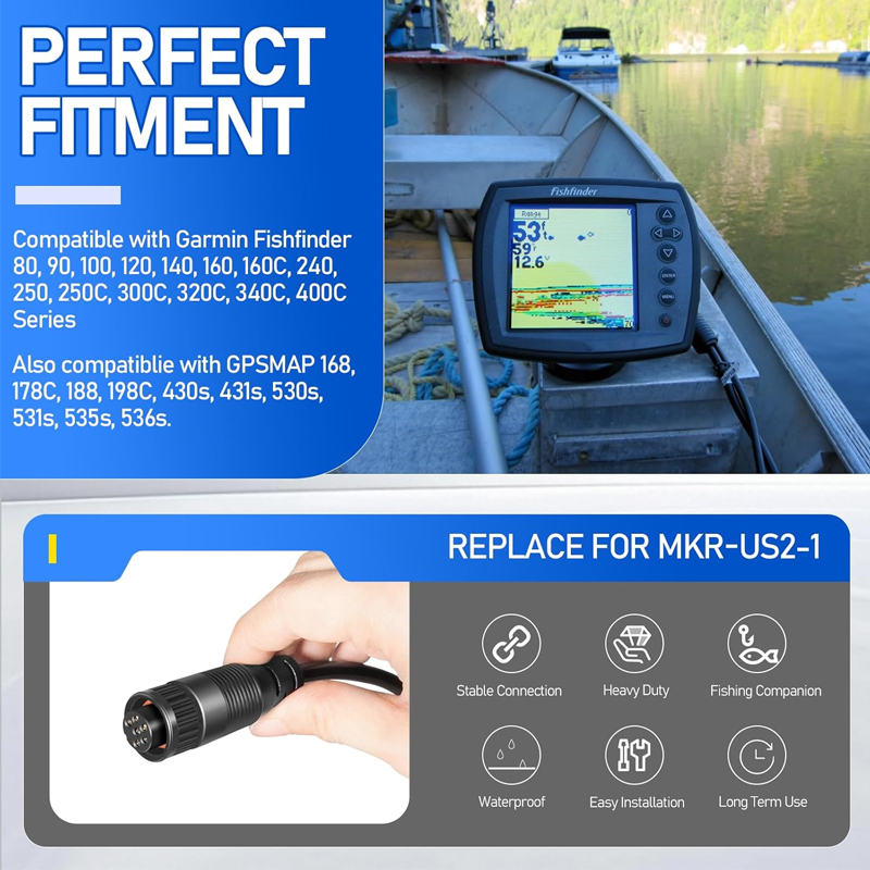 Kompatybilny z echolotami i ur – Fish Finder Cable recenzja i cena