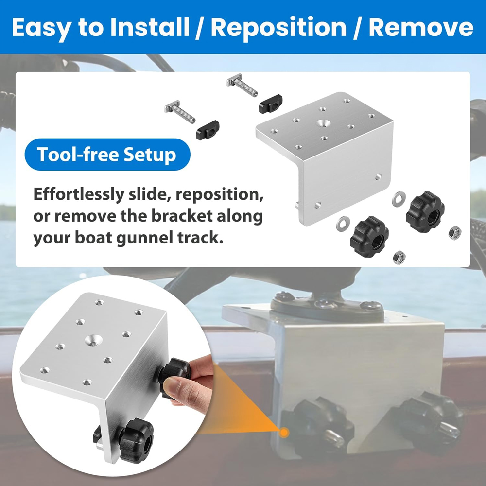 2 sztuki po 90 °   Uchwyty mon – Fish Finder Mount recenzja i cena