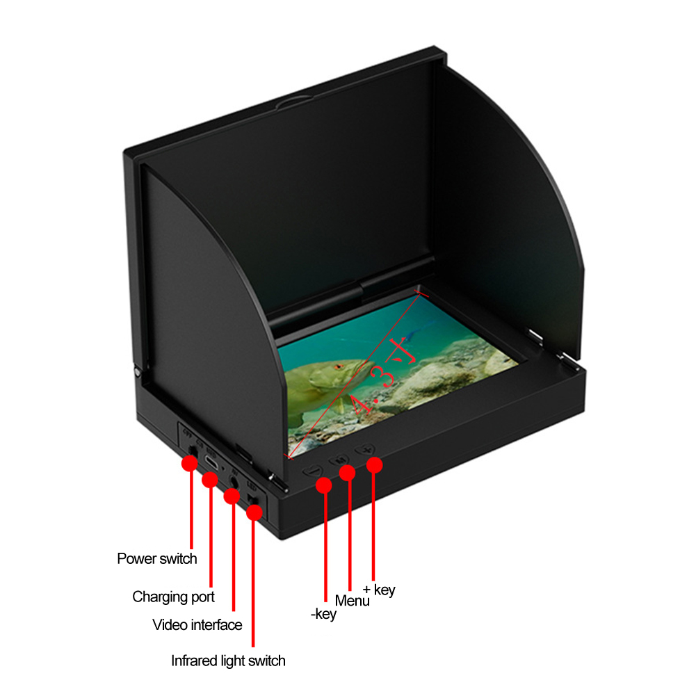 4,3-calowy ekran HD do wykrywa – Fishing Depth Finder recenzja i cena
